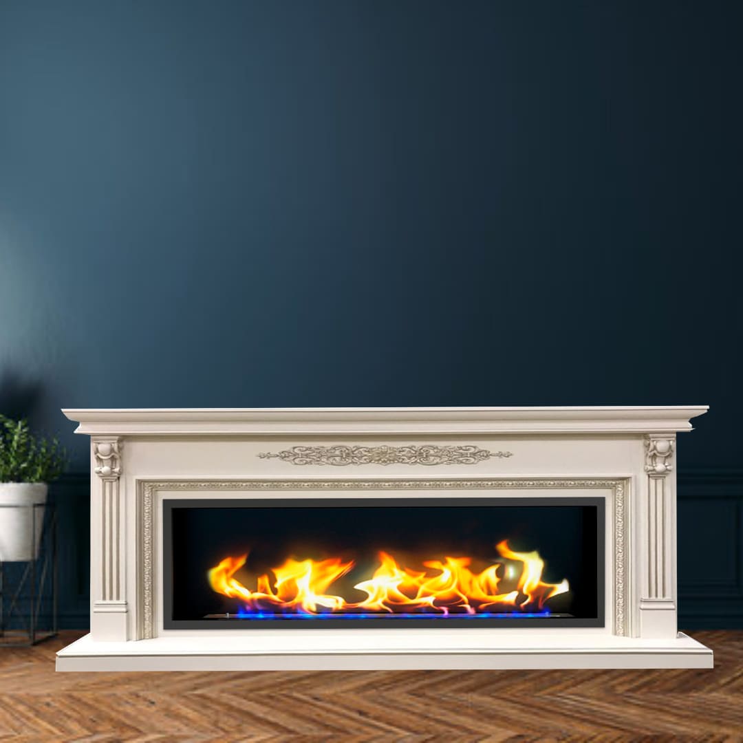 Биокамин в линейном портале "Русский огонь" Джоконда с защитным стеклом по цене 102 600 руб.