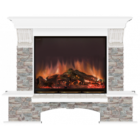 Бостон Грот цветной (белый)+Arte 28