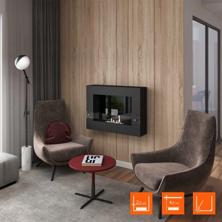 Биокамин SteelHeat WALL GRAND 900 LITE черный, стекло Биокамин SteelHeat WALL GRAND 900 LITE черный, стекло по цене 29 505 руб.