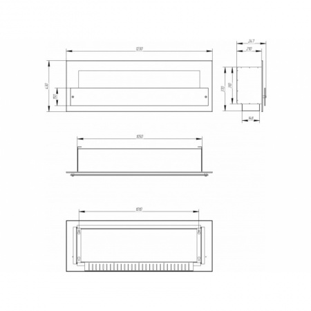 Биокамин Window 800 Glass Арома black по цене 44 800 руб.