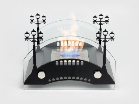 Настольный биокамин Lux Fire "Пушкинский мост" S Чёрный по цене 14 641 руб.