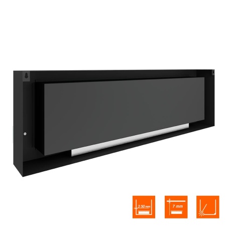 Биокамин SteelHeat WALL  LONG 1800 черный, стекло, стемалит Биокамин SteelHeat WALL  LONG 1800 черный, стекло, стемалит по цене 95 970 руб.