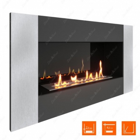 Биокамин SteelHeat GRAND-V 900 стемалит по цене 40 320 руб.