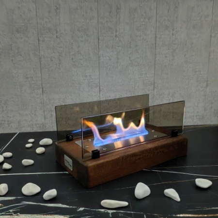 Биокамин "Русский огонь" Heaven Dark Oak настольный по цене 28 000 руб.