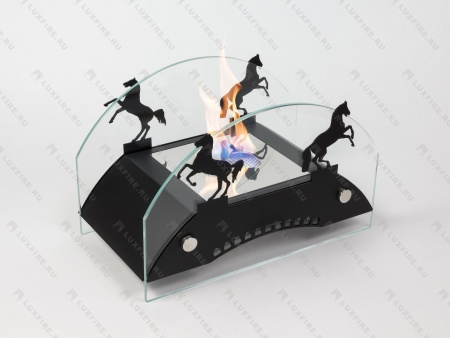 Настольный биокамин Lux Fire "Графский мост" М (черный) по цене 19 602 руб.